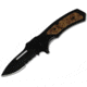 Fury Velocity, Black Aluminum &amp; Maple Burl Handle, ComboEdge FP32201