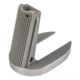 Fusion Firearms 1911 Mag-well Mainspring Housing Officer Checkered, Silver, 1911-MSH-27-11