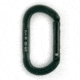 Fusion Supreme Oval Aluminum Carabiner, Black 106761