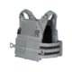 G-Code Assaulter's Plate Carrier, Grey, Small- SAPI 8.75in x 11.75in cuts, up to 1in Thick, SYNC-APC-1-GY-6RCB-SM