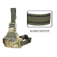G-Code Drop Leg Single Holster Mount w/ Plastic Buckle Leg Strap, Black, GCA76-PB-BK