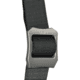 G-Code EDC Quest Belt, Black Belt/Gun Metal Anodized Buckle, 4XL 52in-56in, QUEST-BK-GM-4XL