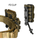 G-Code Pistol Soft Shell Scorpion Mag Carrier w/ P1/P2/P3 Molle and Belt Mounts, Ambidextrious, Grey Frame/Grey Shell, Short, SS-P2-123-GYGY