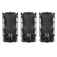 G-Code Pistop Soft Shell Scorpion Tall Mag Carrier w/ P1/P2/P3 Molle and Belt Mounts, Pack of 3, Ambidextrious, Black Frame/Black Shell, Tall, SS-P1-3PK-123-BKBK