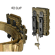 G-Code Rifle Soft Shell Scorpion Mag Carrier w/ R1/R2/R3 Molle and Belt Mounts, Pack of 3, Black Frame/Black Shell, Rifle, SS-R1-3PK-123-BKBK