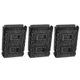G-Code Rifle Soft Shell Scorpion Mag Carrier w/ R1/R2/R3 Molle and Belt Mounts, Pack of 3, Black Frame/Black Shell, Rifle, SS-R1-3PK-123-BKBK