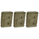 G-Code Rifle Soft Shell Scorpion Mag Carrier w/ R1/R2/R3 Molle and Belt Mounts, Pack of 3, OD Green Frame/OD Green Shell, Rifle, SS-R1-3PK-123-GNGN