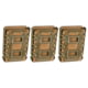 G-Code Rifle Soft Shell Scorpion Mag Carrier w/ R1/R2/R3 Molle and Belt Mounts, Pack of 3, OD Green Frame/Tan Shell, Rifle, SS-R1-3PK-123-GNTN