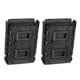 G-Code Soft Shell Scorpion Magazine Carrier Pack of 2, Rifle, R1/R2/R3 Molle and Belt Mounts, Ambidextrious, Black On Black, Black Frame/Black Shell, Rifle, SS-R1-2PK-123-BKBK
