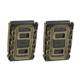 G-Code Soft Shell Scorpion Magazine Carrier Pack of 2, Rifle, R1/R2/R3 Molle &amp; Belt Mounts, Ambidextrious, Green On Black, OD Green Frame/Black Shell, Rifle, SS-R1-2PK-123-GNBK
