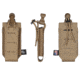 G-Code SYNC PM Single Pistol Magazine Carrier w/ P1/P3 Molle and Belt Mounts, Grey, SYN-PM-13-GY