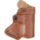 Gould &amp; Goodrich Small of Back Concealment OWB Belt Holster, 1911-Style, 3-3.5in BBl, Right Hand, Chestnut Brown, 806-193