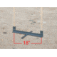 GPS Collapsible Metal Target Stand, Holds 18 inch Wide Targets, Gray, GPS-1800MTS