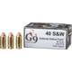 G9 Defense .40 S&amp;W 95 Grain External Hollow Point Brass Cased Pistol Ammunition