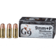 G9 Defense Woodsman 9mm+P 124 Grain Copper Solid Brass Cased Pistol Ammo, 20 Rounds, WM-9MM-124A