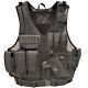Galati Gear Deluxe Tactical Vest - Husky, Black, Right Hand, GLV547BH