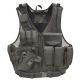 Galati Gear Deluxe Tactical Vest - Standard, Black, Left Hand, GLV547BLEFT