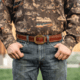Galco 1 1/2in SB24 Center Post Flat Back Buckle Holster Belt, Tan, 34, SB24-34