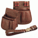 Galco 25 Ct Trap &amp; Skeet Shell Pouch Leather Ambidextrous - Chestnut SL1046CN