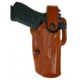 Galco APO Strongside/Crossdraw OWB Tan Steerhide Fits Glock 19 Gen 1-5 Belt Holster Mount Right Hand, APO226R