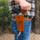 Galco Big Iron Belt Holster, Colt Python 5in, Smith & Wesson L Frame M686 Plus 5in, Right Hand, Tan, BI366