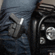 Galco Corvus Belt/IWB Kydex Holster, Glock 17/19/19X/22/23/31/32/45, Streamlight TLR-1, Right, Black, CVS868RB