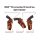 Galco Dao Strongside/Crossdraw Belt Holster, Colt Anaconda 4 1/4in, Right Hand, Tan, DAO368