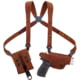 Galco Autos Classic Lite 2.0 Premium Steerhide Shoulder Rig Holster, Smith &amp; Wesson Bodyguard 2.0 .380 2.75in, Smith &amp; Wesson Bodyguard 2.0 .380 3.1in, Natural, Left, CL2-2031
