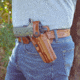 Galco Apo Strongside/Crossdraw Colt 4 1/4in 1911, Kimber 4in 1911, Springfield 4in 1911, Wilson Combat 4 1/4in 1911 Belt Holster, Tan, APO266R