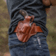 Galco Fletch High Ride Premium Steerhide OWB Belt Holster