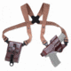 Galco Jackass Shoulder Leather Holster, Right Hand, Havana, JR400H