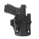 Galco Paragon IWB Kydex Holster, Smith &amp; Wesson M&amp;P M2.0 Compact 4in, SIG Sauer M18, SIG Sauer P320 Compact, Ambidextrous, Plain, Black, PAR472RB