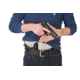 Galco Paragon IWB Kydex Holster, Smith &amp; Wesson M&amp;P M2.0 Compact 4in, SIG Sauer M18, SIG Sauer P320 Compact, Ambidextrous, Plain, Black, PAR472RB