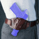 Galco Quick Slide Belt Holster Left Hand - Black QS225B