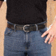 Galco SB7 Fancy Stitched 1.5in Holster Belt, Black, 40, SB7-40B