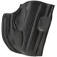 Galco Belt Leather Holster, Ruger LC9 w/ Crimson Trace CTC Laserguard, Right Hand, Plain, Black, SG656B