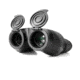 8x22mm Compact Roof Prism Binocular w/Flip Up Ocular Cups and Case,Black