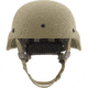 Galvion Batlskin Viper P4 Helmet, Full Cut, MSS Liner System Option, X-Large, Tan, 4-0555-5020