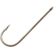 Gamakatsu 0 Aberdeen Hook, Needle Point, Long Shank, Light Wire, Ringed Eye, Bronze, Size 1, 10 per Pack, 9108, Bronze, 1, 09110