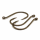 Gamakatsu 0 Octopus Hook, Barbed, Needle Point, Ringed Eye, Bronze, Size 3/0, 6 per Pack, 2113