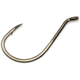 Gamakatsu 0 Octopus Hook, Barbed, Needle Point, Ringed Eye, Bronze, Size 3/0, 6 per Pack, 2113