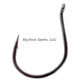 Gamakatsu Finesse Wide Gap Hook, Needle Point Ringed Eye, NS Black, Size 5/0, 25 per Pack, 230415-25