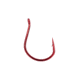 Gamakatsu Finesse Wide Gap Hook, Needle Point Ringed Eye, Red, Size 1, 6 per Pack, 230310
