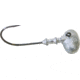 Gamakatsu Football 24 Jighead, 1/2 oz, 3/0 Hook, Nickel Silver Black, 5/Pack, 502413-1/2