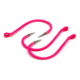 Gamakatsu Octopus Hook, Barbed, Needle Point Ringed Eye, Fluorescent Pink, Size 1/0, 5 per Pack, 02611-P