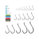 Gamakatsu Octopus Nano Alpha All Purpose Fishing Hook, Size 1/0, Black, 02211