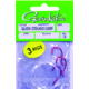 Gamakatsu Salmon/Steelhead Leader, Needle Point, Octopus, 40 lb, Red, Size 4/0, 3 Per Pack, 217314-40