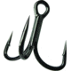 Gamakatsu Treble Hook, Needle Point, 2X Short Shank Extra Wide Gap, Magic Eye, NS Black, Size 6, 6 per Pack, 317407