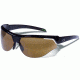 Gargoyles Cardinal-PR Sunglasses w/ Black Frame, Brown w/Bronze Mirror Lens GAR10700062