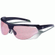 Gargoyles Cardinal-PR Sunglasses w/ Matte Black Frame, Rose Lens GAR10700080